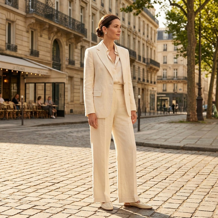 Ivory Cream — Outdoor Fullbody